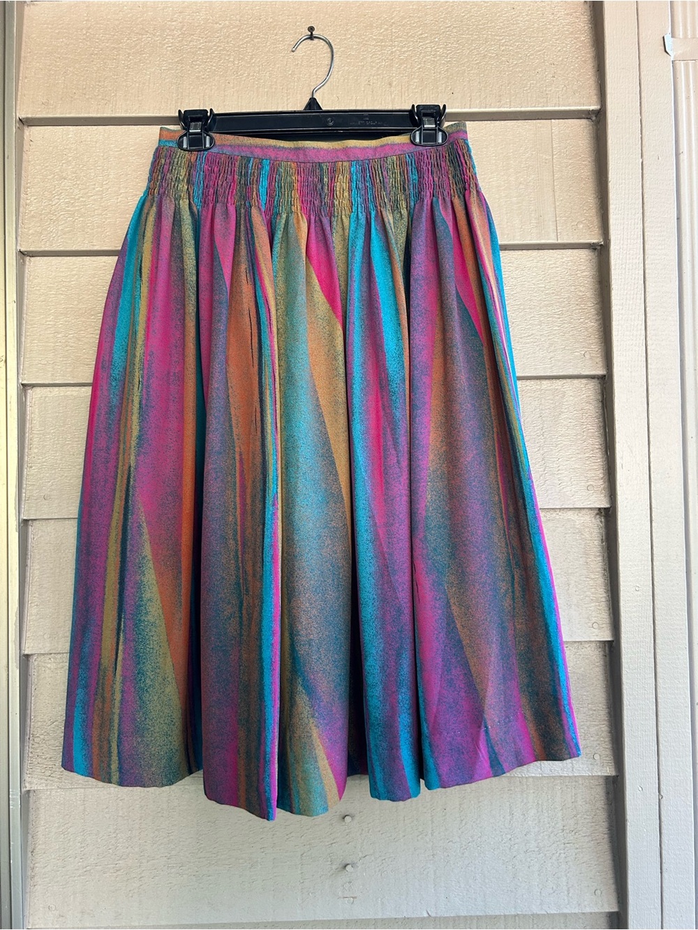 Western Germany skirt, fully lined smock waist accent